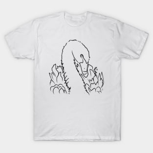 Contemporary Swan Design T-Shirt